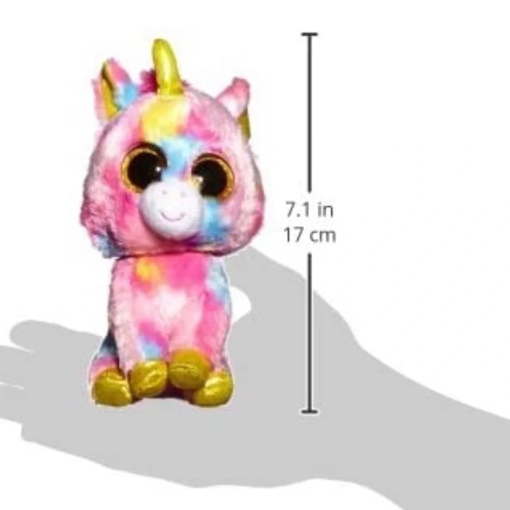 Ty Beanie Boos Fantasia Multicolor Unicorn reg stuffed animal plush